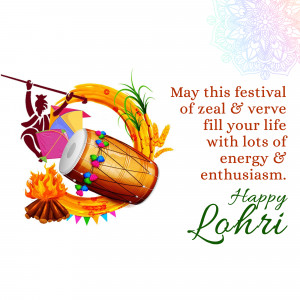 Happy Lohri hd images poster banner status and hd photos